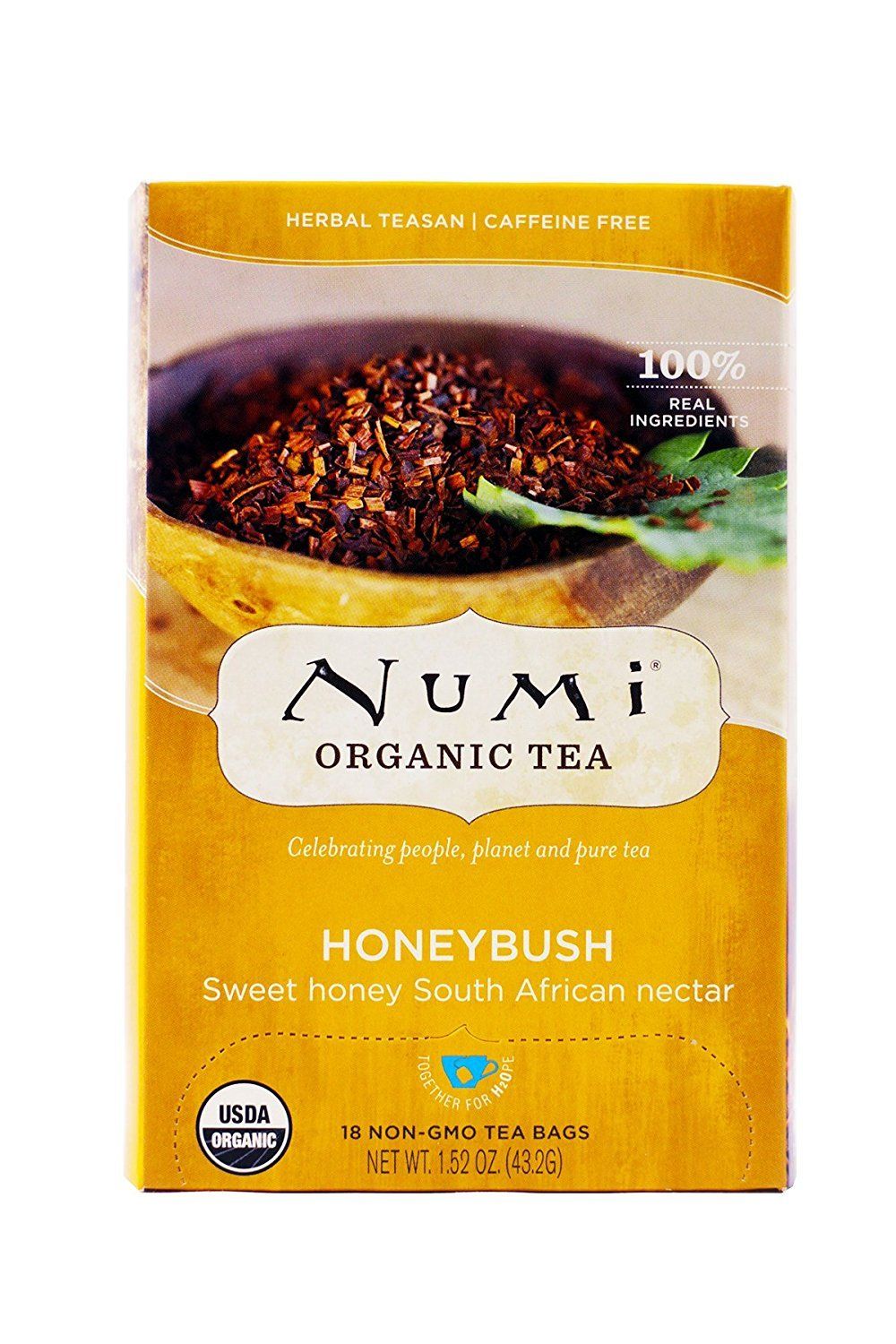 Numi Honeybush Bushman&#39;s Brew - 18 Tea Bags - Case of 6
