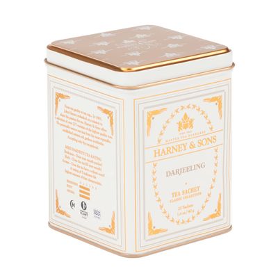 Harney &amp; Sons Darjeeling Black Tea, 20 Sachets of Black Tea | Classic Collection, 20 sachet tin