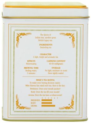 Harney &amp; Sons Darjeeling Black Tea, 20 Sachets of Black Tea | Classic Collection, 20 sachet tin