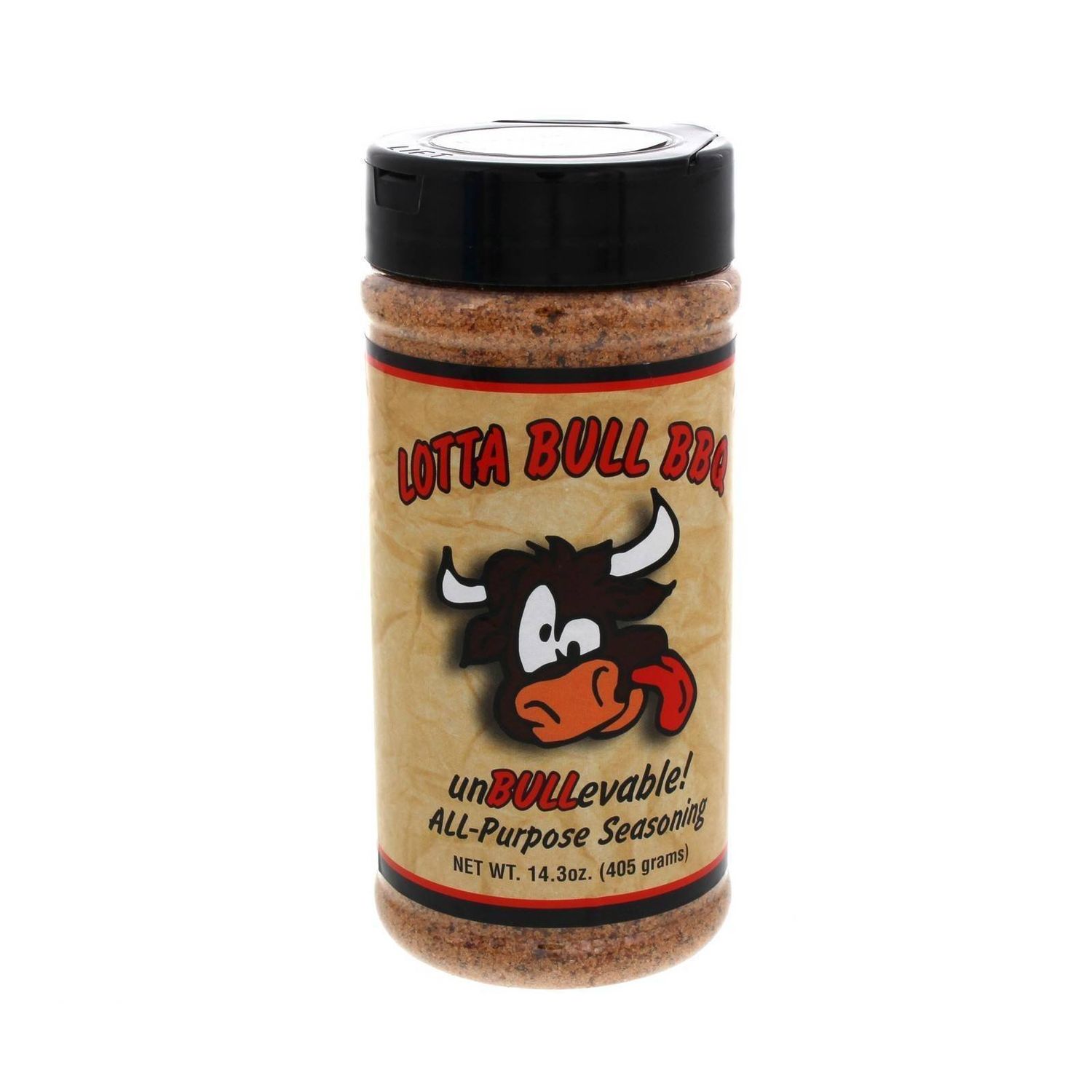 LOTTA BULL BBQ unBULLevable ALL-Purpose Seasoning Competition Blend - Low-Carb, No fat, Only 5 Calories Per Serving