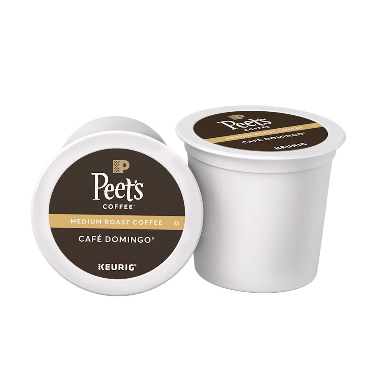 Peet&#39;s Coffee Caf Domingo Medium Roast Coffee K-Cup Coffee Pods 16 Count (Pack of 1)