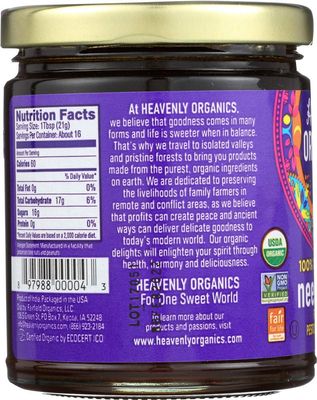 Heavenly Organics Organic Wild Forest Raw Neem Honey - 12 oz