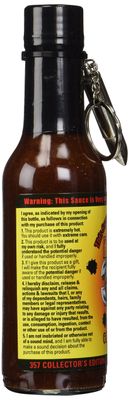 Mad Dog 357 Collector's Edition Hot Sauce with Bullet Spoon Keychain 5 fl oz