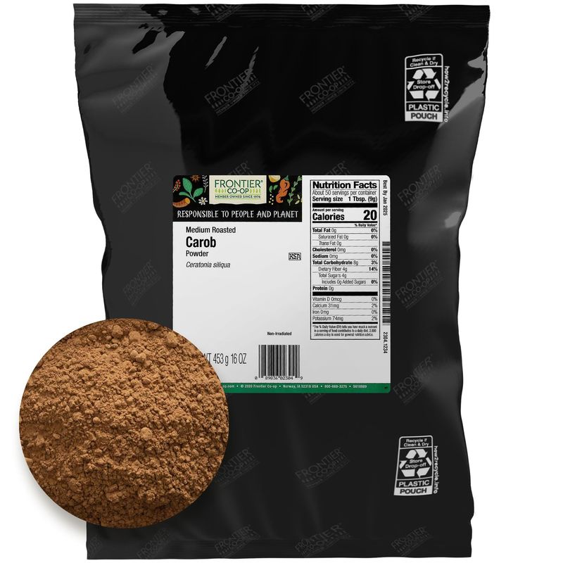 Frontier Co-op Medium-Roasted Ground Carob 1lb