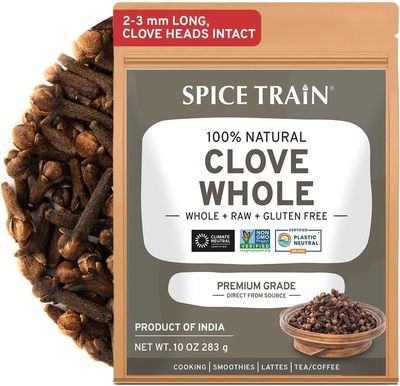 Handpicked Cloves Whole (10oz) Premium Cloves from India in Resealable Zip Lock Pouch | Perfect for Cooking, Smoothies, Pomander Balls &amp; Tea