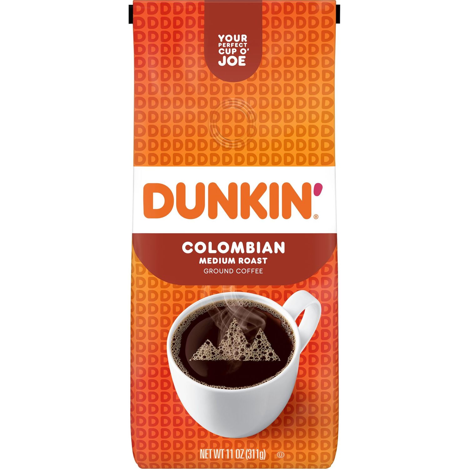 Dunkin&#39; Colombian Medium Roast Ground Coffee, 11 Ounce