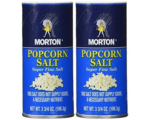 Morton popcorn salt 3.75-oz, Pack of 2