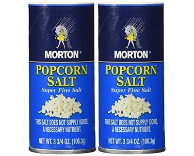 Morton popcorn salt 3.75-oz, Pack of 2
