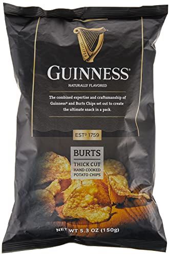 Burt&#39;s Guinness Original Thick Cut Potato Chips, 5.3 Ounce