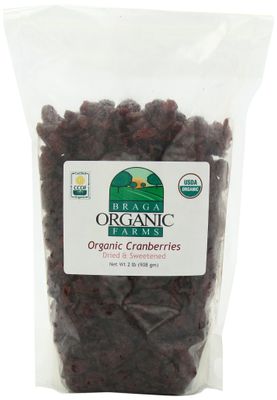 Braga Organic Farms Organic Dried Cranberries 2 lb. bag