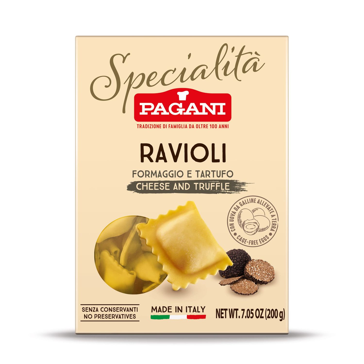 Pagani Raviolli with Cheese &amp; Truffle, 7.05 Oz (Pack Of 2)