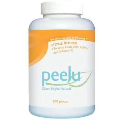 Peelu Citrus Breeze Chewing Gum with Xylitol 300 Ct