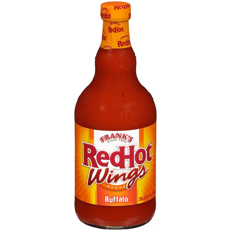 Frank&#39;s RedHot Buffalo Wings Sauce, Chicken Wing Seasoning, 23 fl oz