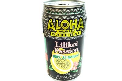 Aloha Maid Lilikoi Passion Drink 24 Pack X 11.5 Oz.