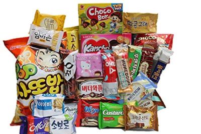 KOREAN PREMIUM SNACK BOX_Assorted Package Popular Deluxe Korean Brand Snacks and More! Perfect for GIFT | College Care Package | Gift Care Package | Asian Snack Box | Korean Chips | 27 Packs