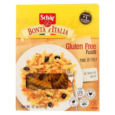 Schar Gluten-Free Fusilli Pasta, 12 Ounce - 10 per case.