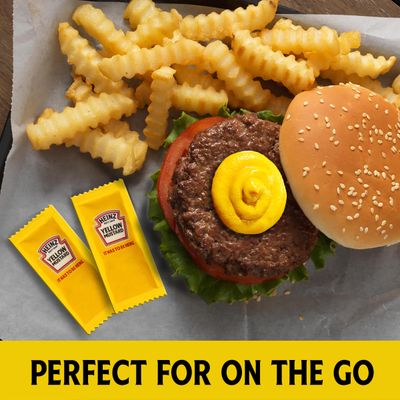 Heinz Mild Mustard Single Serve Packet (0.2 oz Packets, Pack of 500)