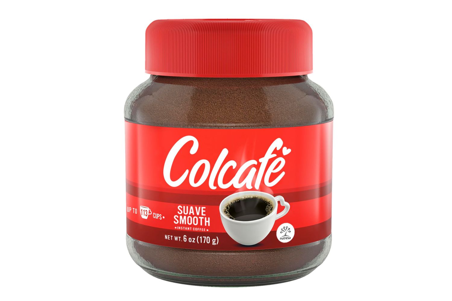 Colcaf Classic Instant Coffee Jar | Unique Taste &amp; Aroma | Ready in Seconds | 100% Colombian Coffee | 6 Ounce (Pack of 1)