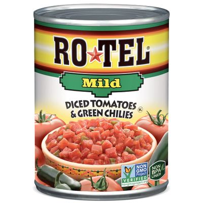 Rotel, Diced Tomatoes with Green Chiles Mild 10 Oz