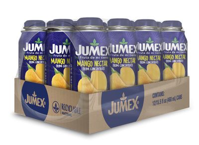 Jumex Lata Botella Mango, 16 Ounce (Pack of 12)