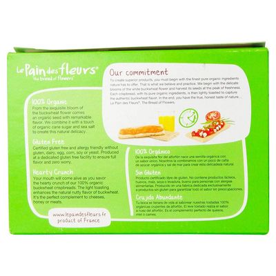 Le Pain des Fleurs - Organic Buckwheat Crispbread - 125g
