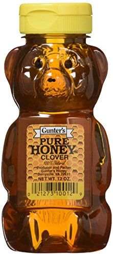 Gunter&#39;s Pure Clover Honey Bears, 12 Oz (Pack of 4)