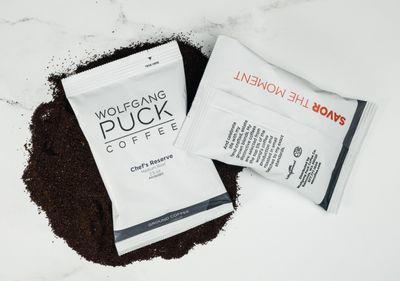 Wolfgang Puck Coffee, Chef's Reserve, 2.5 Ounce Portion Packs, 18 Count