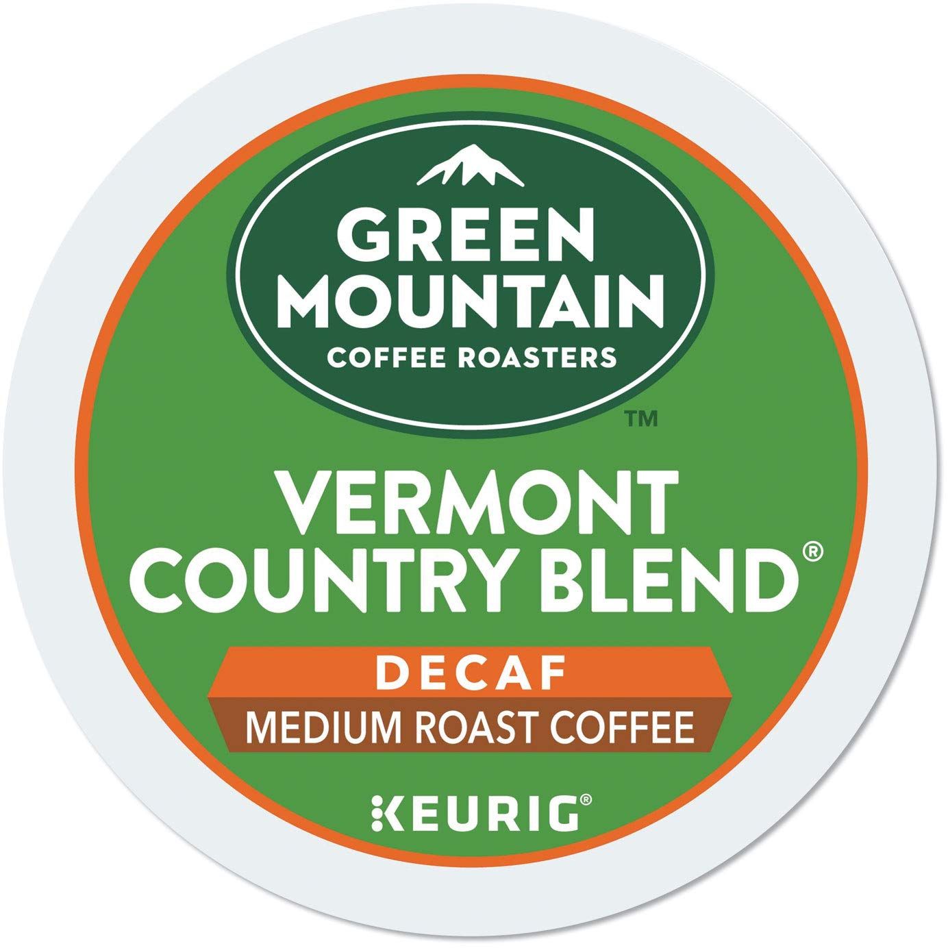 Green Mountain Coffee Vermont Country Blend Decaf, K-Cup Portion Pack for Keurig Brewers 24-Count