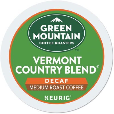 Green Mountain Coffee Vermont Country Blend Decaf, K-Cup Portion Pack for Keurig Brewers 24-Count