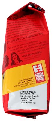 Equal Exchange Coffee, Organic Colombian, Whole Bean,12-Ounce Bags (Pack of 3)