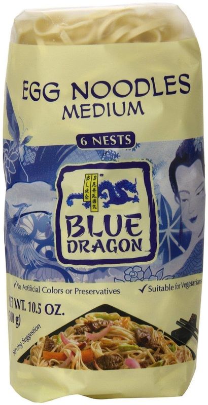 Blue Dragon Medium Egg Noodle Nests, 10.58 Ounce (Pack of 8)