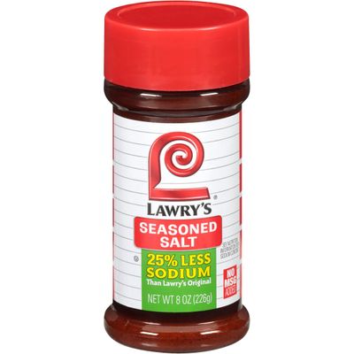 Lawry&#39;s 25% Less Sodium Seasoned Salt, 8 oz