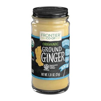 Frontier Co-op Organic Ginger Root Powder, 1.31 Ounce Bottle, Spicy Sweet Powder For Food &amp; Tea, Finely Ground, Kosher