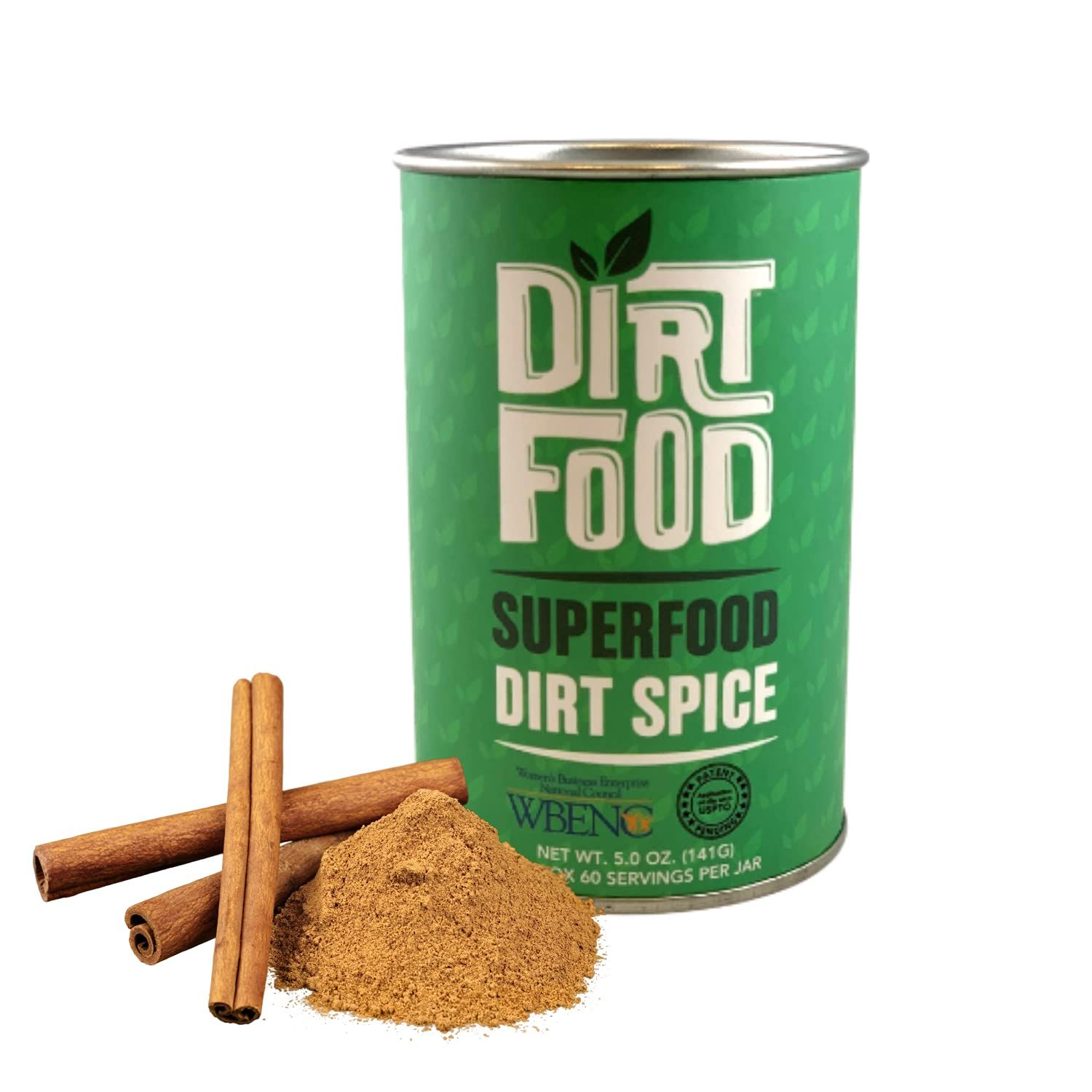 Alkalizing Dirt Spice | For Coffee, Tea, Chai, Turmeric Lattes | pH Balancing Alkaline Supplement Powder | Vegan, Keto-Friendly, Dairy Free (5.0 oz)