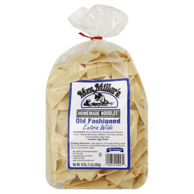 Mrs. Miller&#39;s Noodle, Extra Wide, Old Fashion, 16-Ounce (Pack of 6)