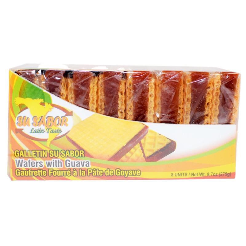 Su Sabor Wafers with Guava / Galletin (8 Units)