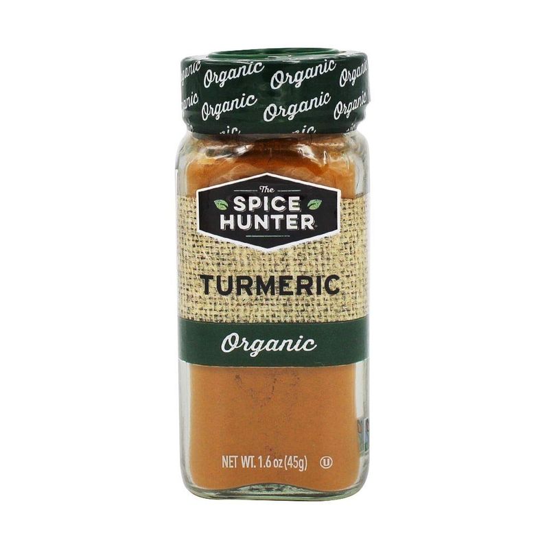 The Spice Hunter Turmeric, Ground, Organic, 1.6 Ounce Jar (Pack of 48)