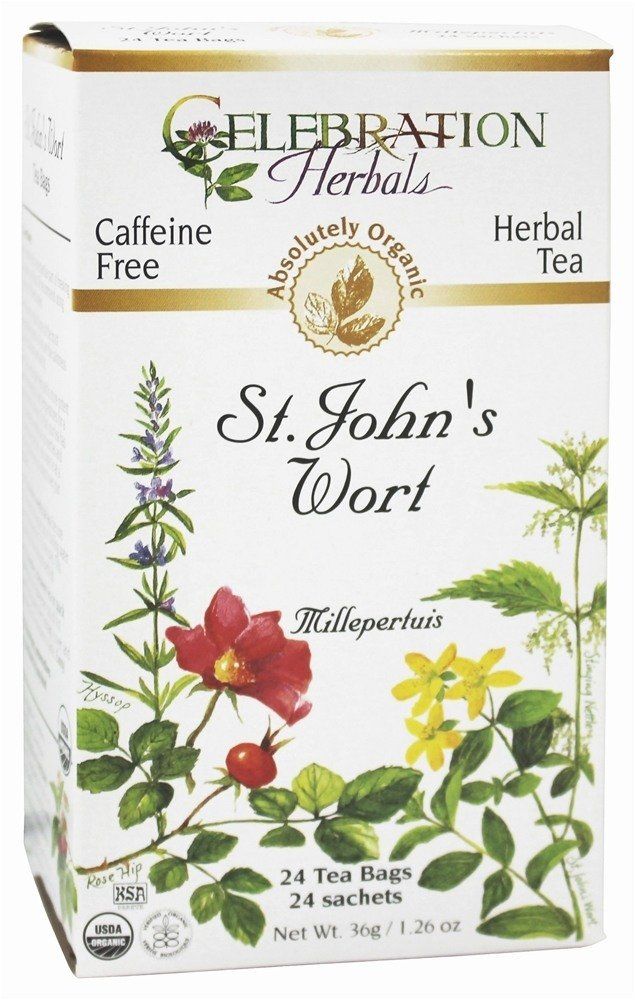 Celebration Herbals St John&#39;s Wort Tea Organic - 24 Herbal Tea Bags