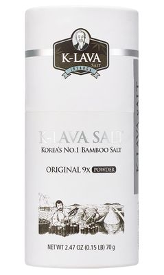 K-LAVA SALT-Korea&#39;s No.1 Bamboo Salt-Original 9x, Powder, 2.47 Ounce