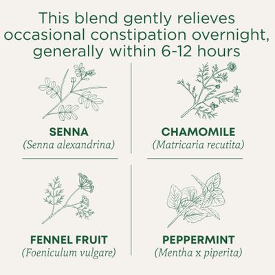 Traditional Medicinals Tea, Organic Smooth Move Chamomile, Relieves Occasional Constipation, Senna, 16 Tea Bags