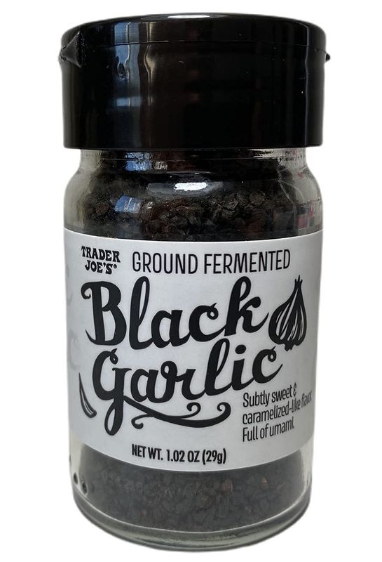Trader Joe&#39;s Ground Fermented Black Garlic, 1.02 oz (Pack of 2)