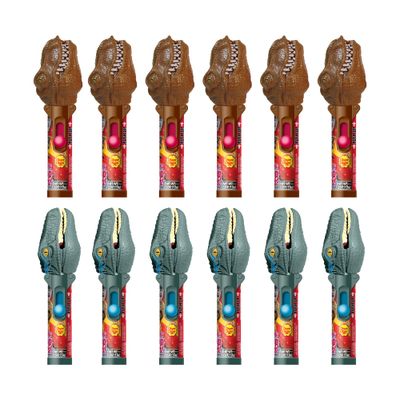 Pop Ups! Jurassic World Lollipop Holder | Gift for Halloween, Jurassic Park Fans | Bulk Set of 12 | Lollipops Included