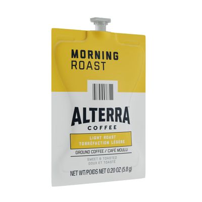 Alterra Coffee Morning Roast Light Roast Fresh Pack for Flavia Brewers (Pack of 100 Fresh Packs)