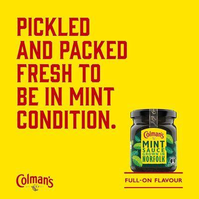 Colmans Fresh Garden Mint Sauce Original Colmans Classic Mint Sauce Imported From The UK England The Very Best Of British Mint Sauce