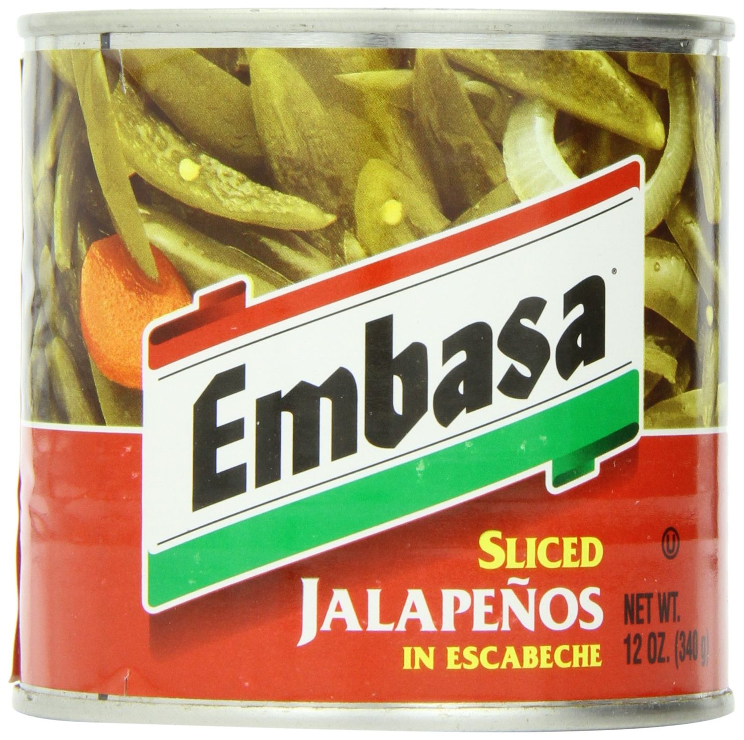 Embasa Sliced Jalapenos, 12-Ounce (Pack of 12)