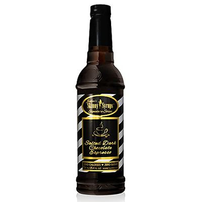Salted Dark Chocolate Espresso- Jordan&#39;s Skinny Syrups- Sugar Free