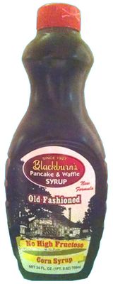Blackburn-Made Syrup 24oz Bottle (Pack of 3) (Choose Flavor Below) (Old Fashioned Pancake &amp; Waffle Syrup - No High Fructose Corn Syrup))