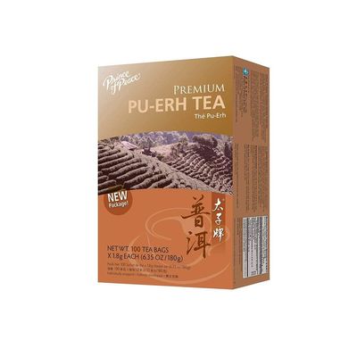 Prince of Peace Premium Pu-Erh Tea, 2 Pack - 100 Tea Bags Each - Fully-Fermented Tea - Antioxidant Tea