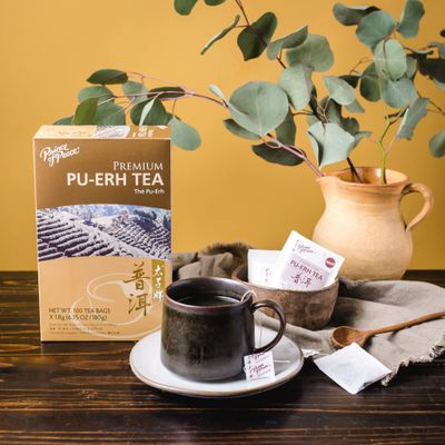 Prince of Peace Premium Pu-Erh Tea, 2 Pack - 100 Tea Bags Each - Fully-Fermented Tea - Antioxidant Tea