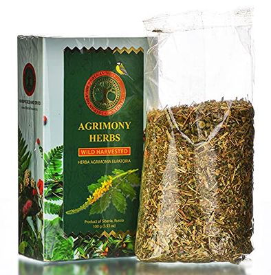Siberian Agrimony Herbs, 3.53 OZ (100 Grams) - Agrimony Herbs Tea